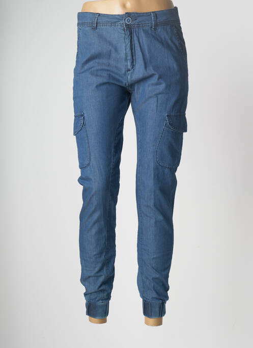 Pantalon cargo albastru AQUAJEANS femeie