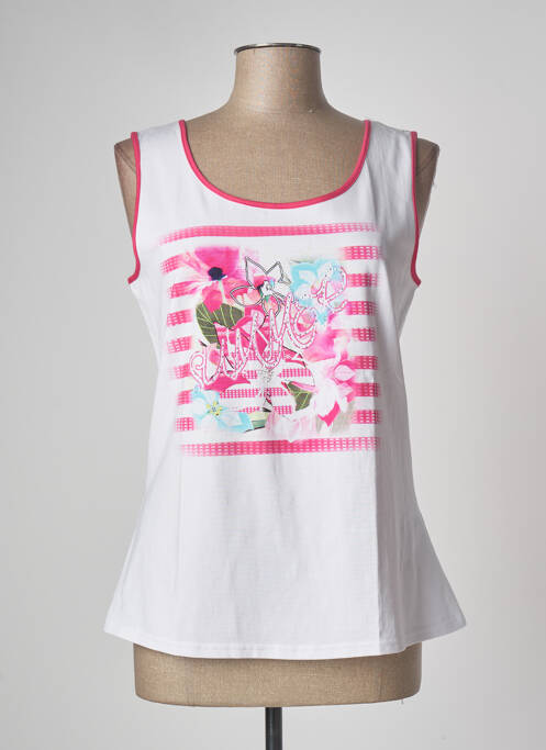 Maiou alb JUST WHITE femeie