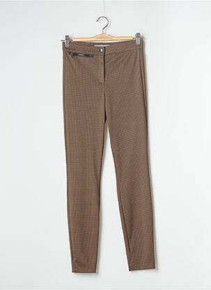 Pantalon slim conic mărime normală maro BRAX femeie