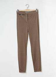 Pantalon slim conic mărime normală maro BRAX femme