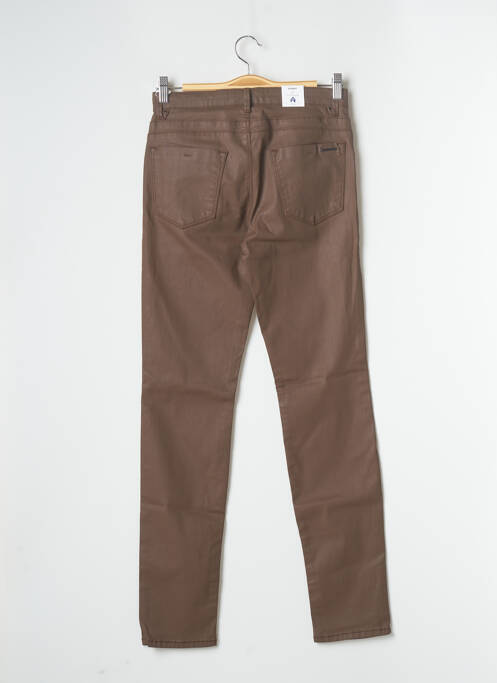 Pantalon slim maro BRAX femeie
