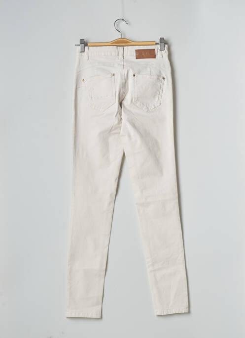 Pantalon slim alb LOLA ESPELETA femeie