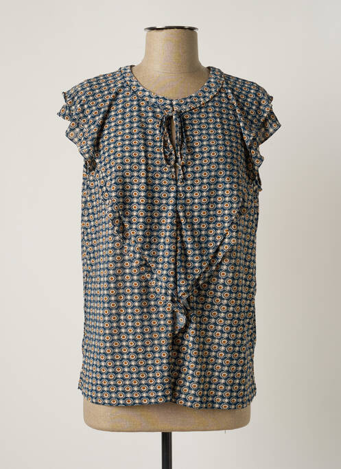 Top albastru ARELINE femeie