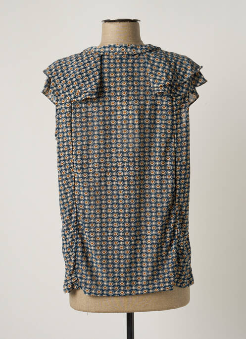 Top albastru ARELINE femeie