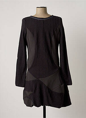 Rochie midi mâneci lungi mâneci lungi gri ARELINE femeie