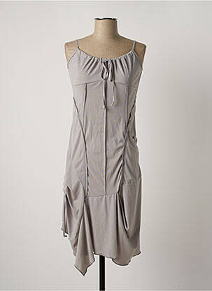 Rochie midi gri ARELINE femeie