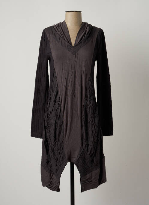 Rochie midi gri ARELINE femeie