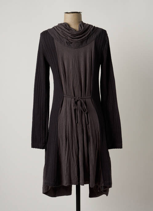 Rochie midi gri ARELINE femeie