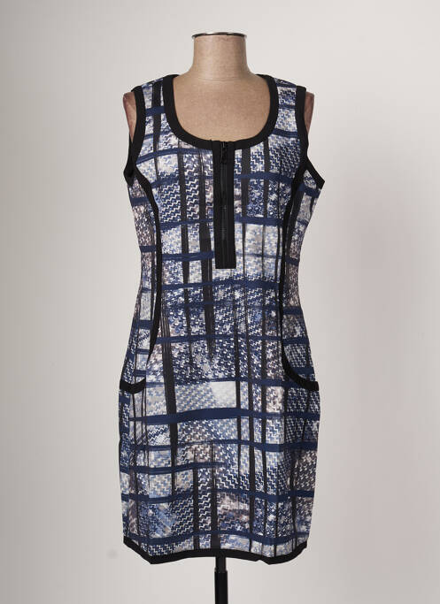 Rochie midi albastru ARELINE femeie