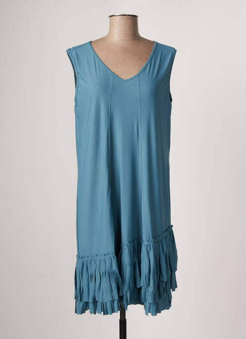 Rochie midi albastru ARELINE femeie