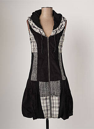 Rochie midi negru ARELINE femeie