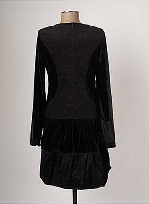 Rochie midi mâneci lungi mâneci lungi negru ARELINE femeie