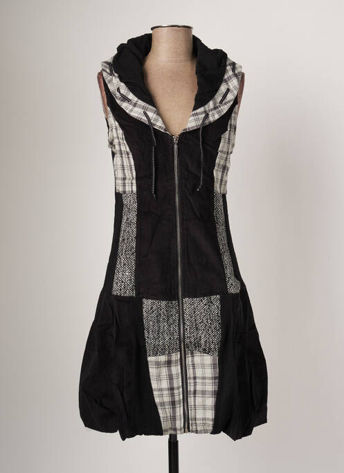 Rochie midi negru ARELINE femeie