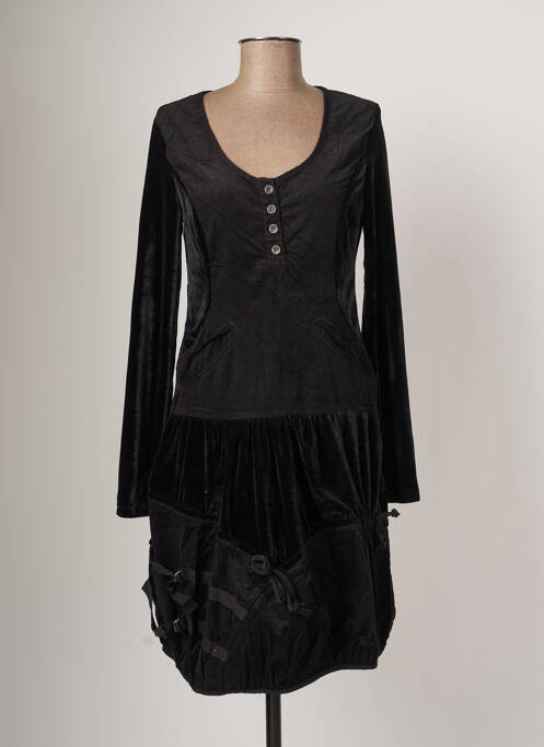 Rochie midi negru ARELINE femeie