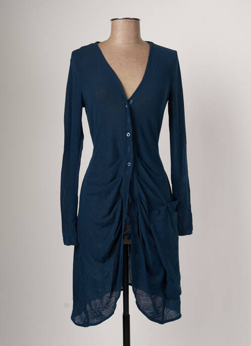 Vestă cu mâneci lungi albastru ARELINE femeie