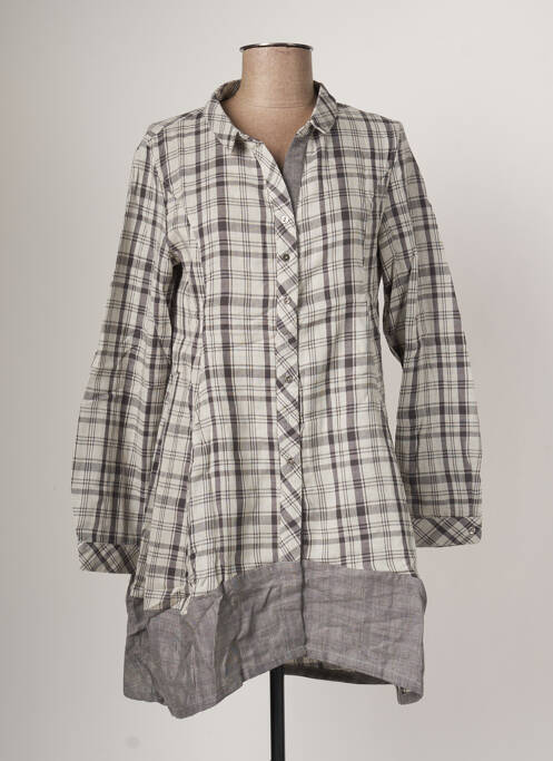 Rochie midi gri ARELINE femeie