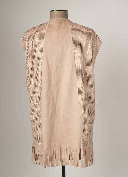 Vestă cu mâneci scurte roz ARELINE femeie