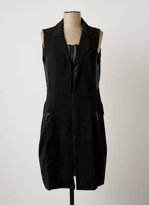 Rochie pulover negru ARELINE femeie