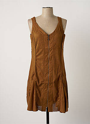 Rochie midi maro ARELINE femeie