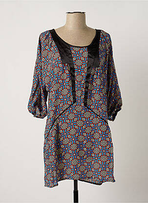 Tunică mâneci scurte albastru ARELINE femeie