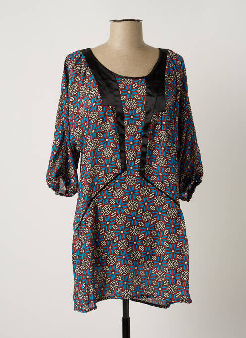 Tunică mâneci scurte albastru ARELINE femeie