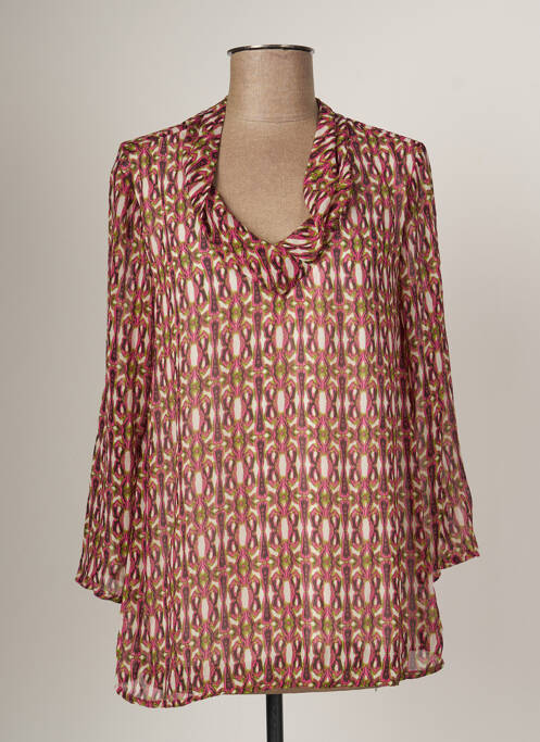 Tunică mâneci lungi roz ARELINE femeie