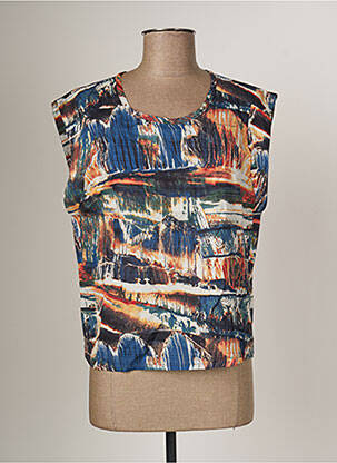 Top albastru ARELINE femeie