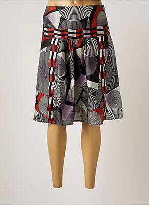 Fustă midi gri ARELINE femeie