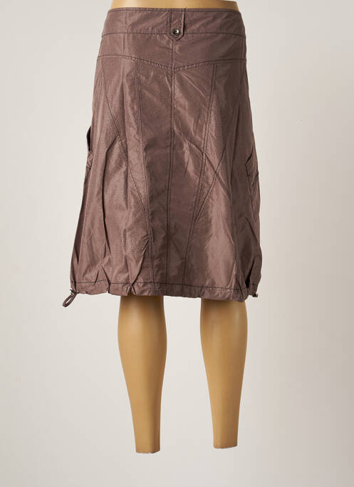 Fustă midi maro ARELINE femeie