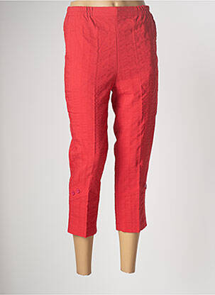 Pantalon trei sferturi roșu GEVANA femeie