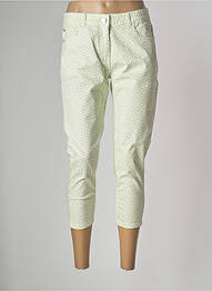 Pantalon trei sferturi elasticitate verde AGATHE & LOUISE femeie