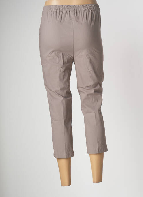 Pantalon trei sferturi maro GEVANA femeie