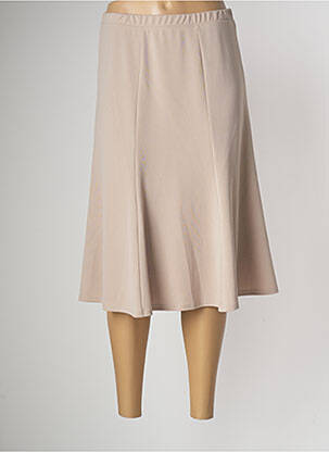 Fustă midi bej GEVANA femeie