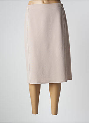 Fustă midi bej GEVANA femeie