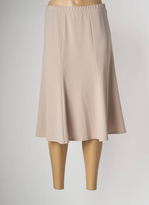 Fustă midi bej GEVANA femeie