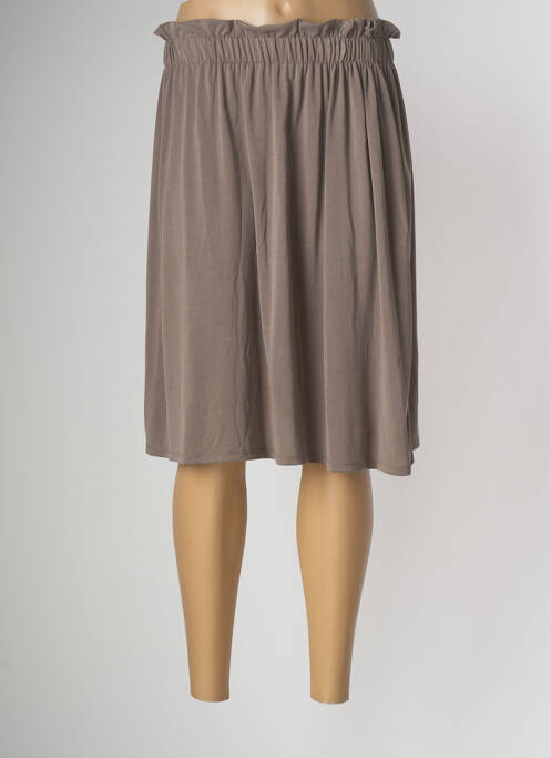 Fustă midi maro FELINO femeie