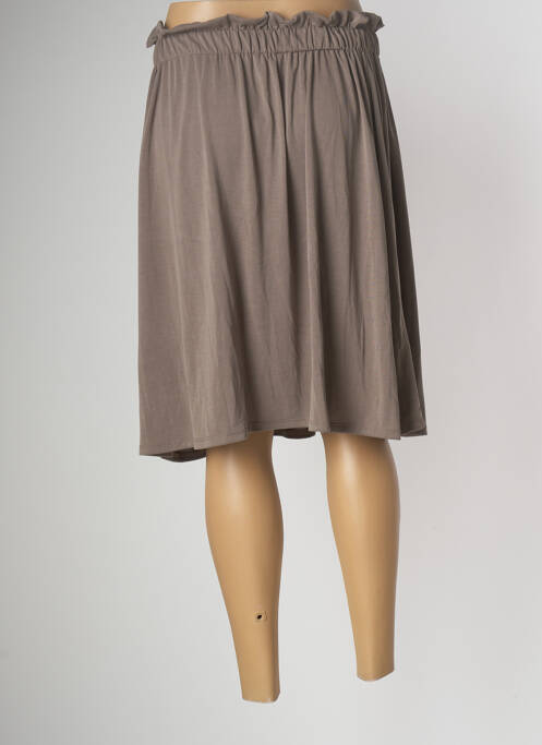 Fustă midi maro FELINO femeie