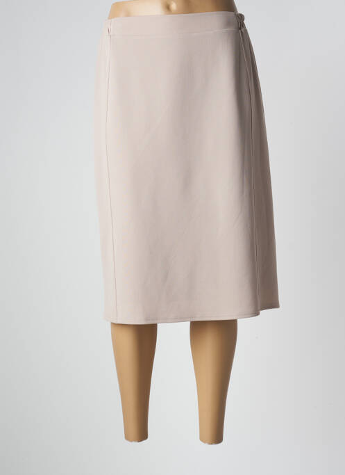 Fustă midi bej GEVANA femeie