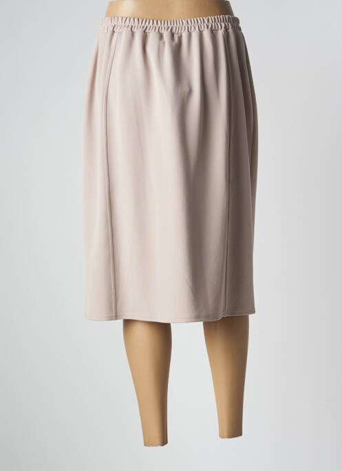 Fustă midi bej GEVANA femeie