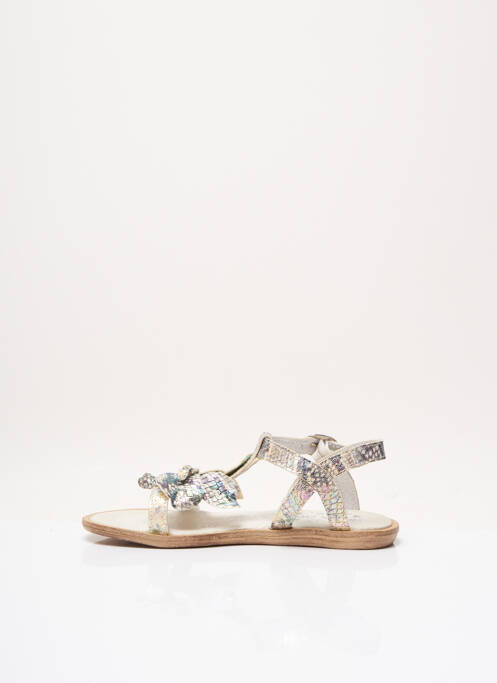 Sandale/Pantofi decupați gri ACEBOS fată