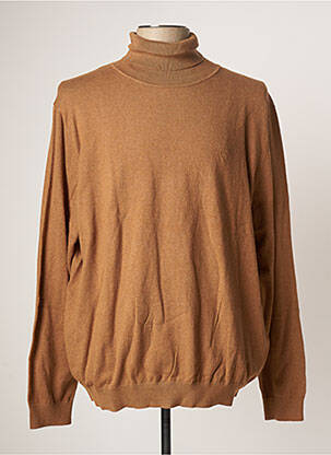 Pulover cu guler înalt maro CAMBRIDGE bărbat