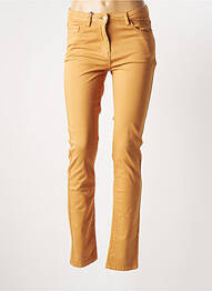 Pantalon slim talie joasă talie joasă bej JULIE GUERLANDE femme