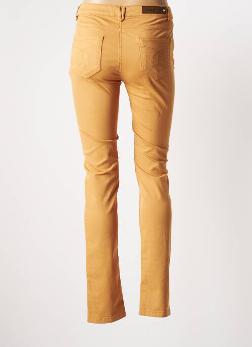 Pantalon slim bej JULIE GUERLANDE femeie