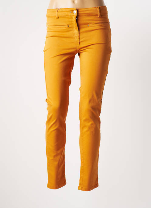 Pantalon slim portocaliu JULIE GUERLANDE femeie