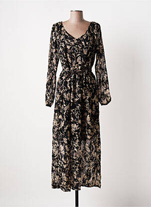 Rochie lungă negru JULIE GUERLANDE femeie