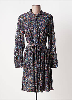 Rochie midi albastru JULIE GUERLANDE femeie