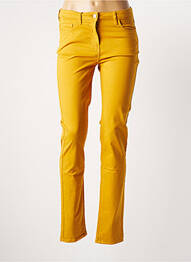 Pantalon slim talie joasă talie joasă galben JULIE GUERLANDE femme