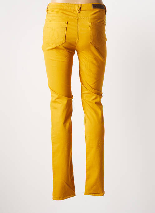 Pantalon slim galben JULIE GUERLANDE femeie