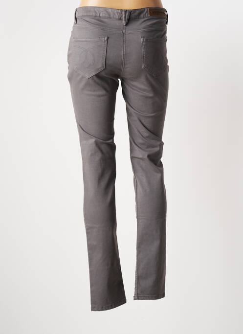 Pantalon slim gri JULIE GUERLANDE femeie