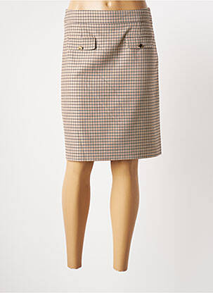 Fustă midi bej JULIE GUERLANDE femeie